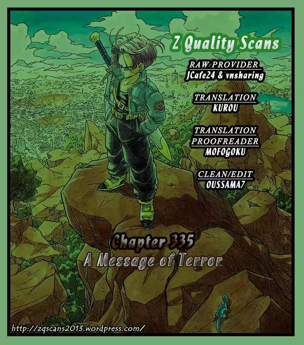 Dragon Ball Vol. 28 Ch. 335 The Message of Terror