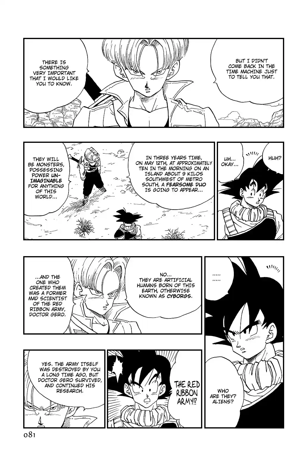 Dragon Ball Vol. 28 Ch. 335 The Message of Terror