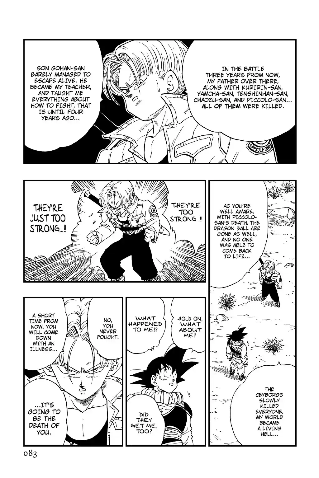 Dragon Ball Vol. 28 Ch. 335 The Message of Terror