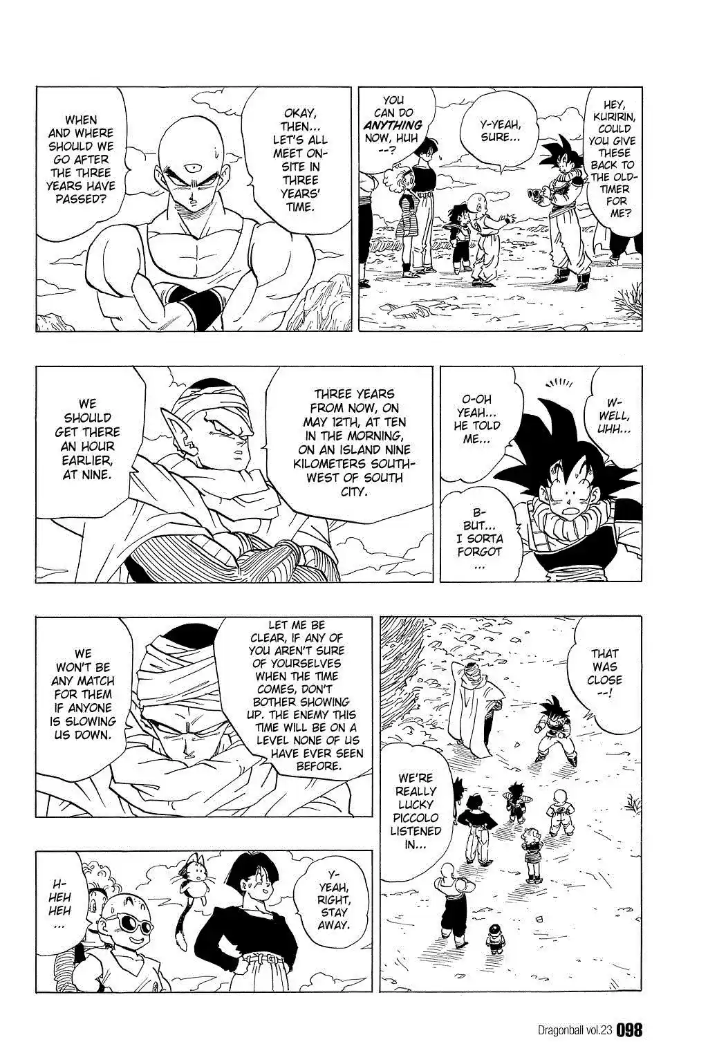 Dragon Ball Vol. 28 Ch. 336 The Risky Decision