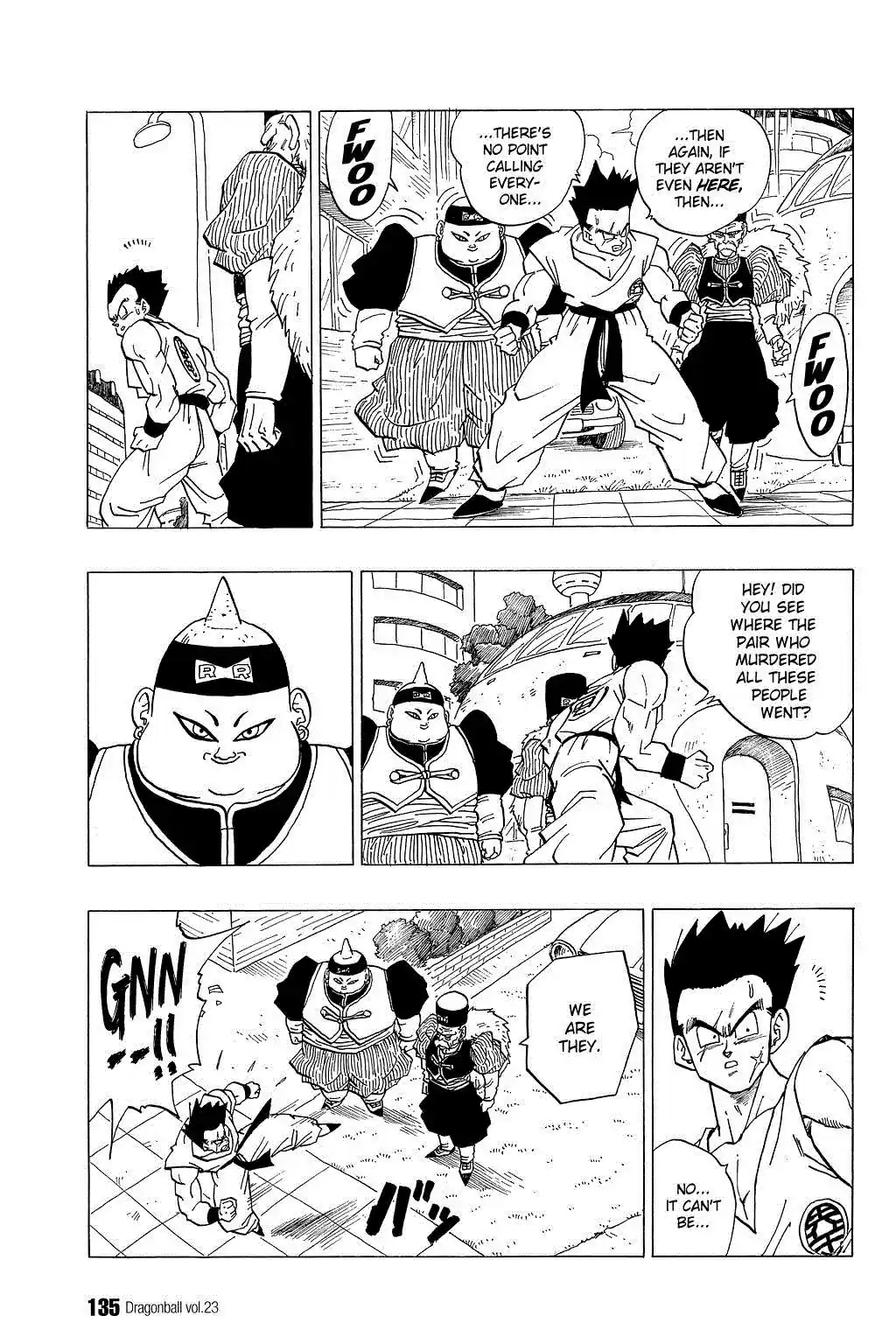 Dragon Ball Vol. 29 Ch. 338 The Androids Head To The City