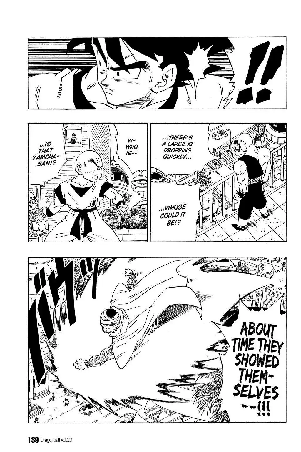 Dragon Ball Vol. 29 Ch. 339 Yamcha Falls!