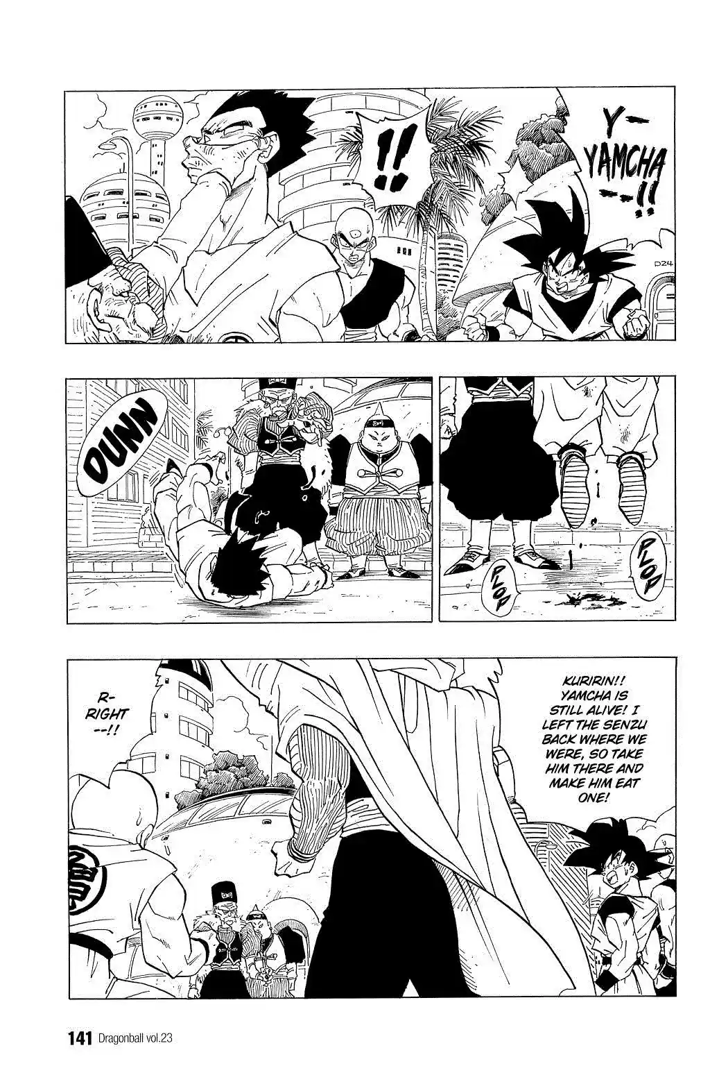 Dragon Ball Vol. 29 Ch. 339 Yamcha Falls!