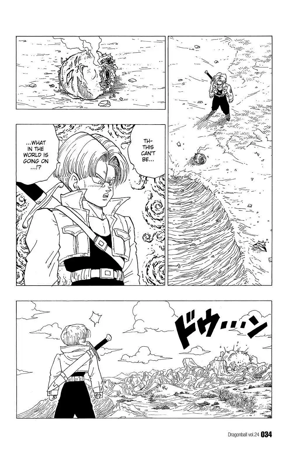 Dragon Ball Vol. 29 Ch. 347 Trunks' Suspicion
