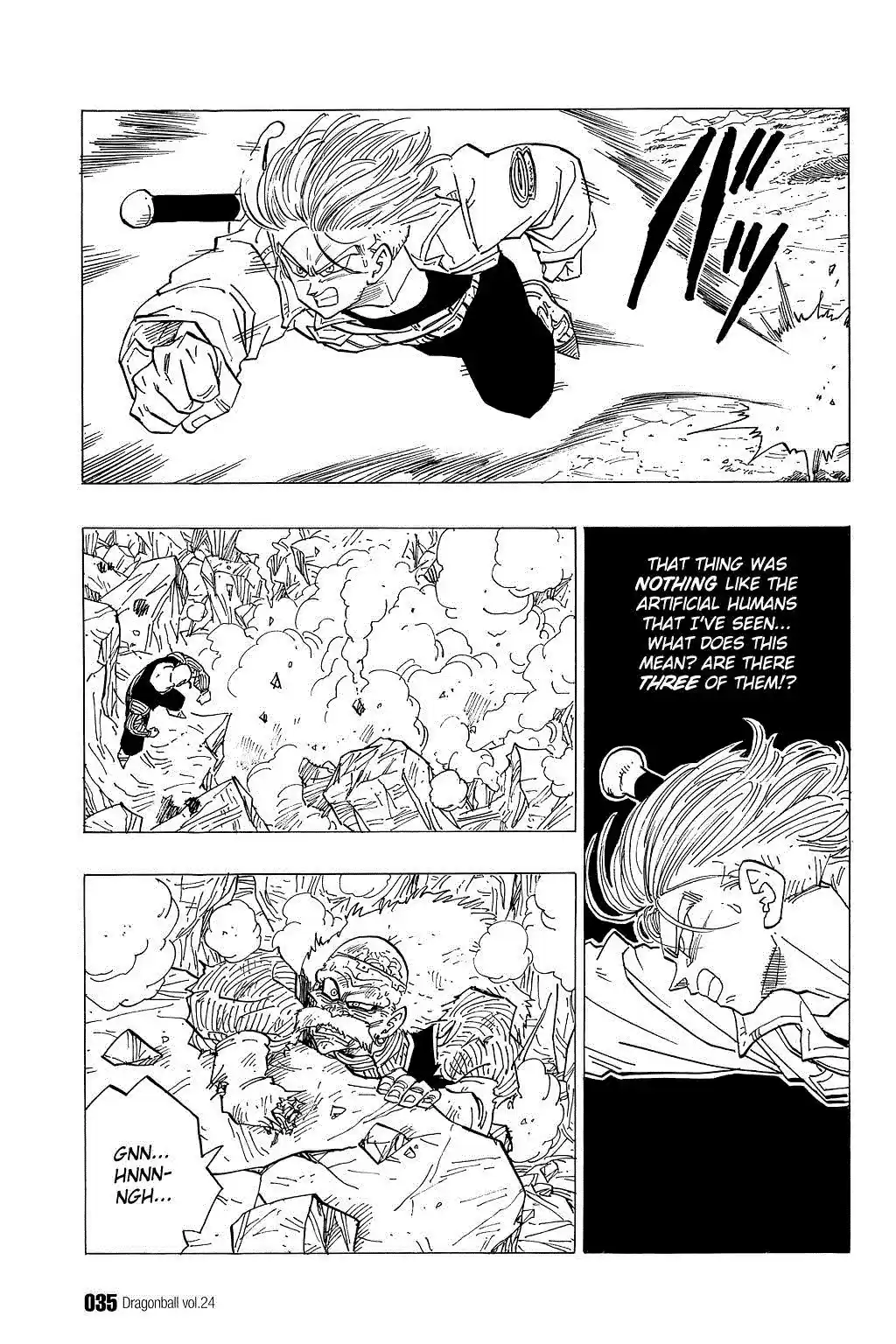 Dragon Ball Vol. 29 Ch. 347 Trunks' Suspicion