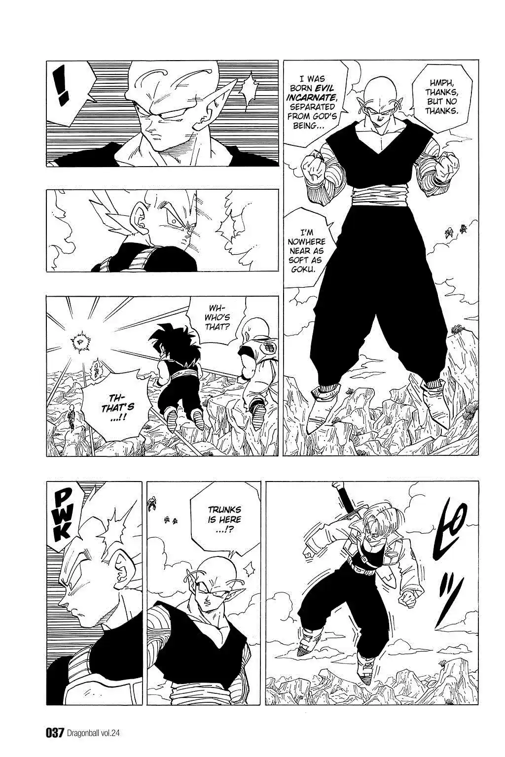 Dragon Ball Vol. 29 Ch. 347 Trunks' Suspicion