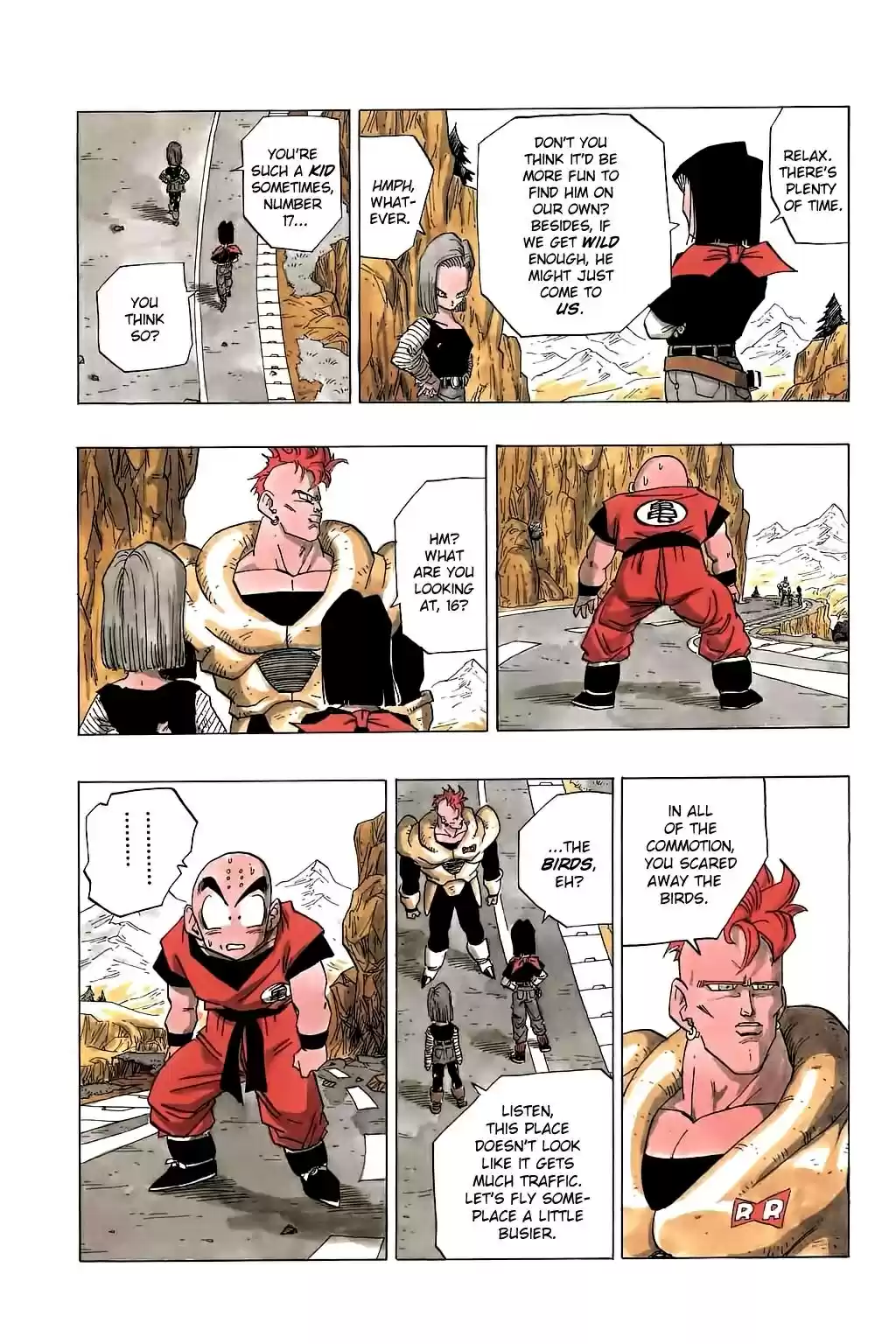 Dragon Ball Vol. 30 Ch. 354 The Androids at Ease