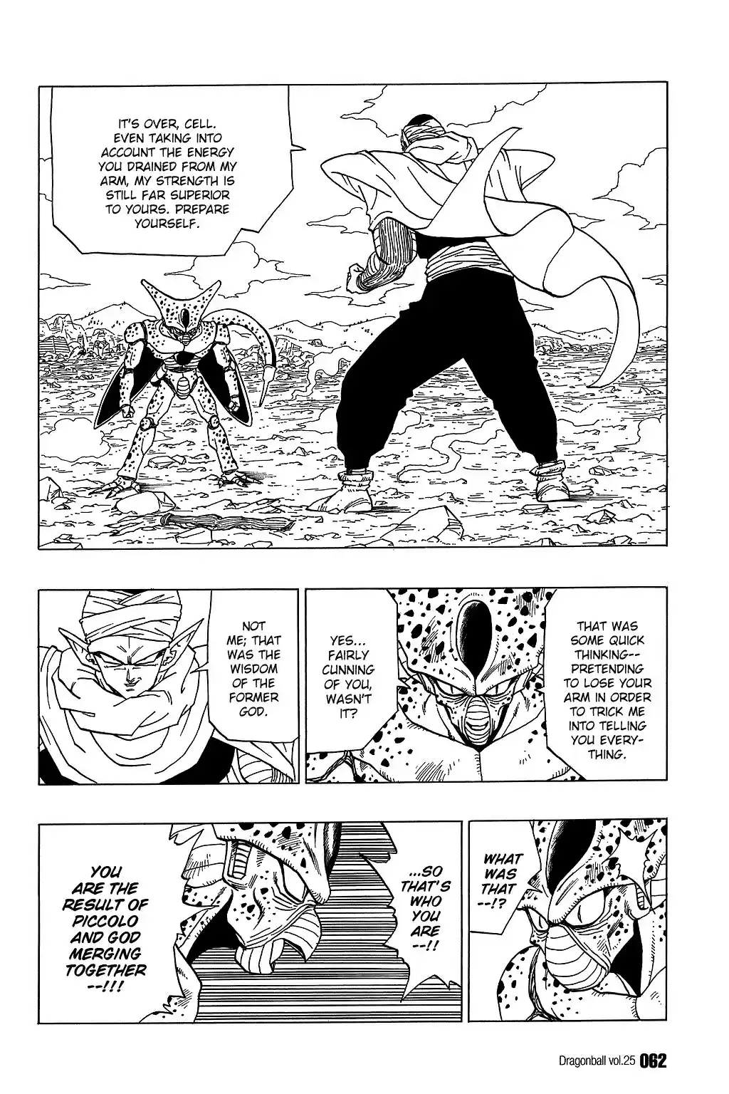 Dragon Ball Vol. 31 Ch. 364 Cell Laughs Last