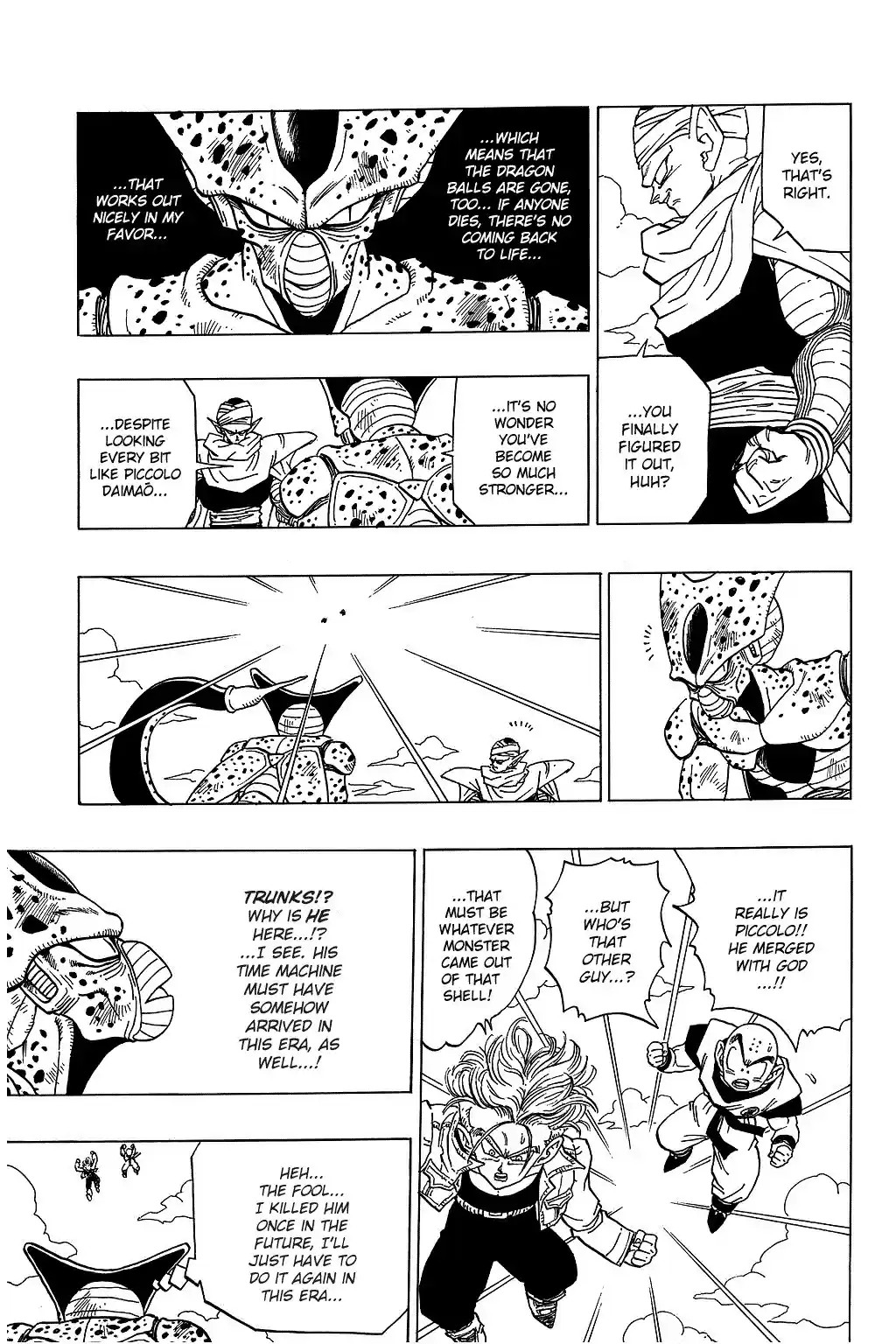 Dragon Ball Vol. 31 Ch. 364 Cell Laughs Last