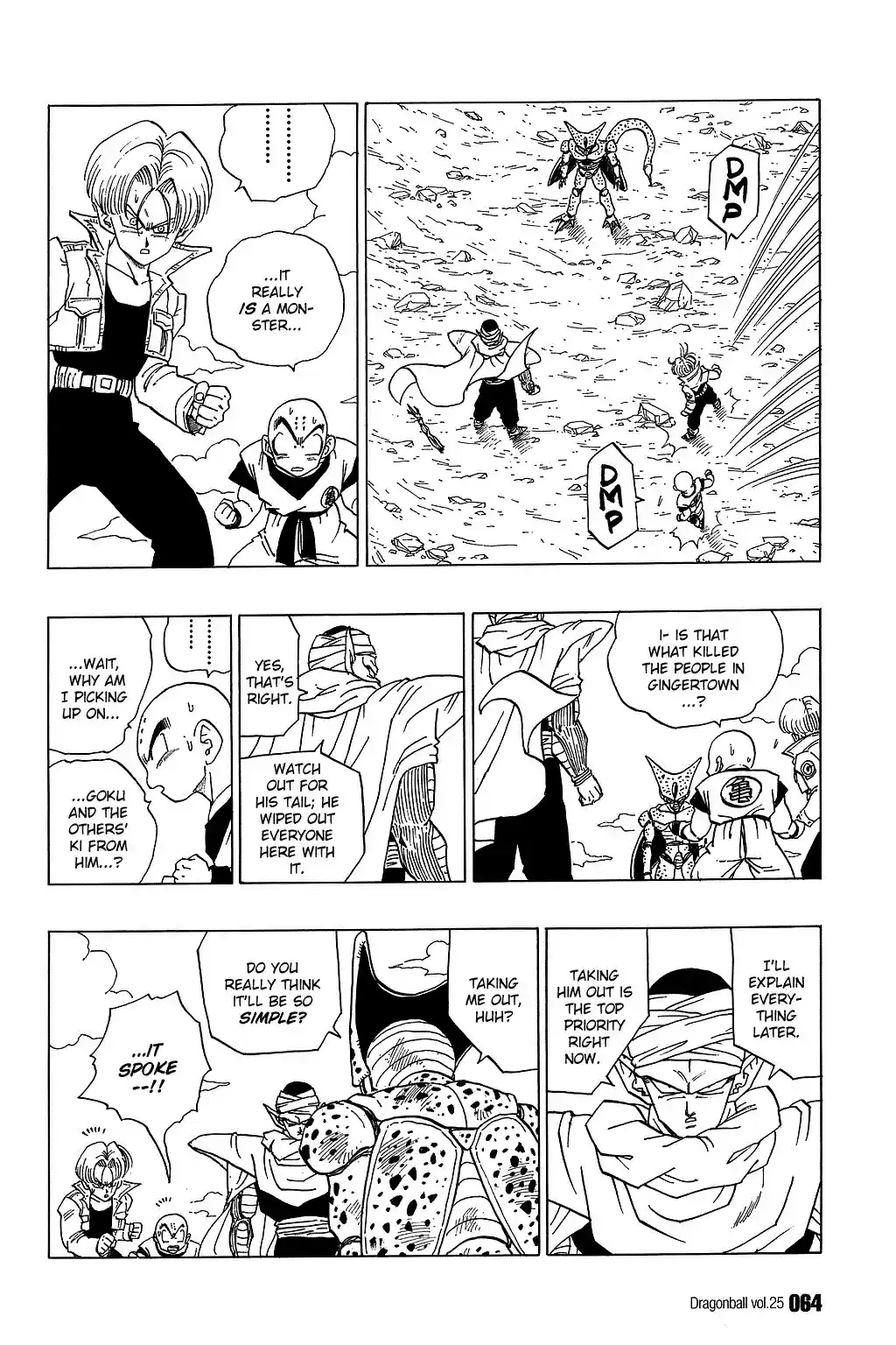 Dragon Ball Vol. 31 Ch. 364 Cell Laughs Last