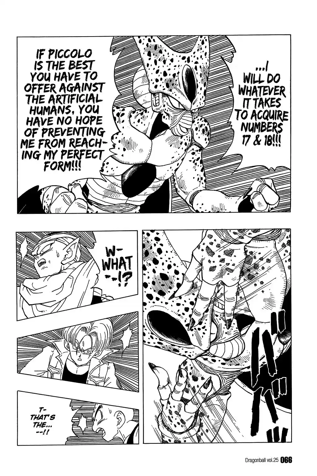 Dragon Ball Vol. 31 Ch. 364 Cell Laughs Last