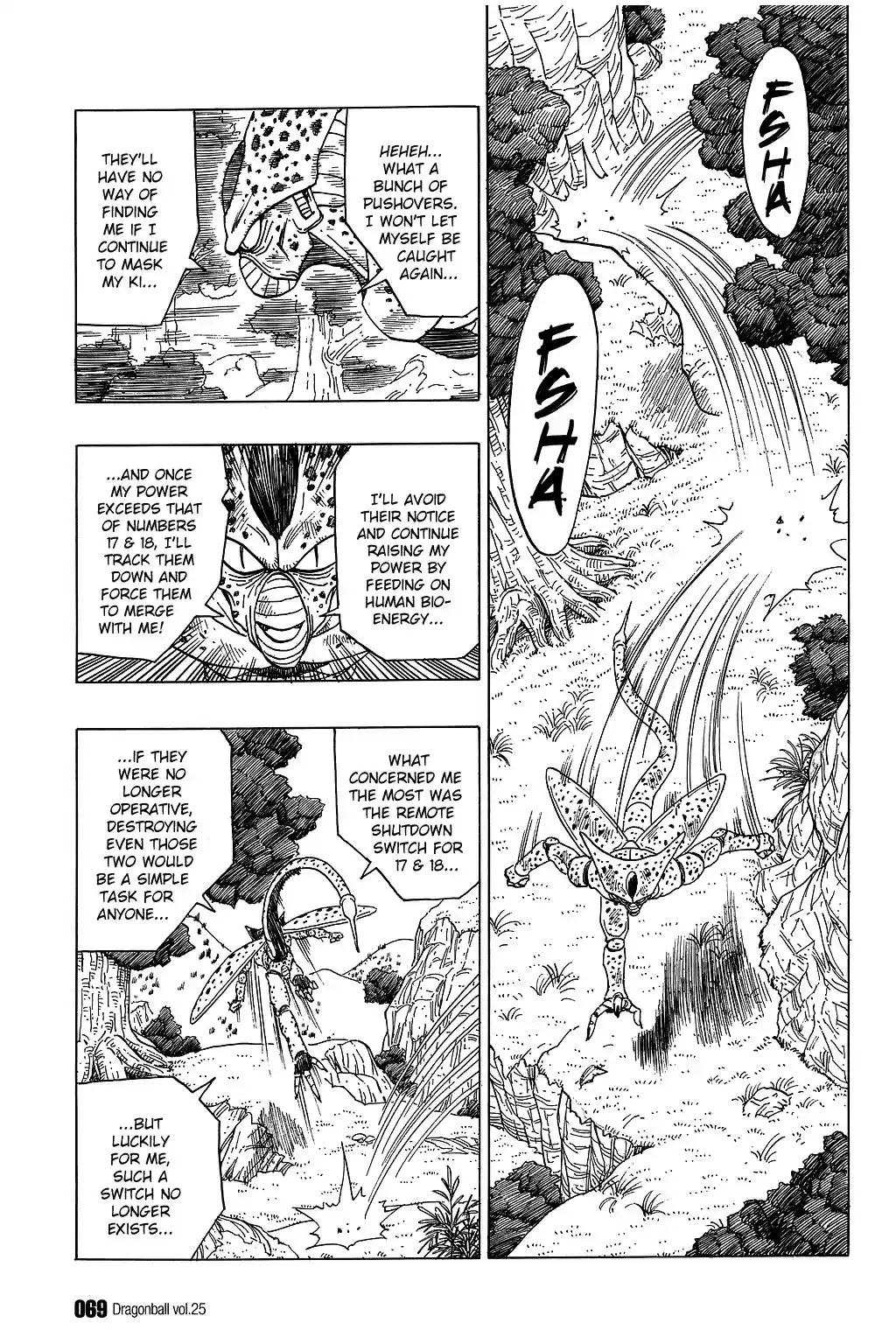 Dragon Ball Vol. 31 Ch. 364 Cell Laughs Last