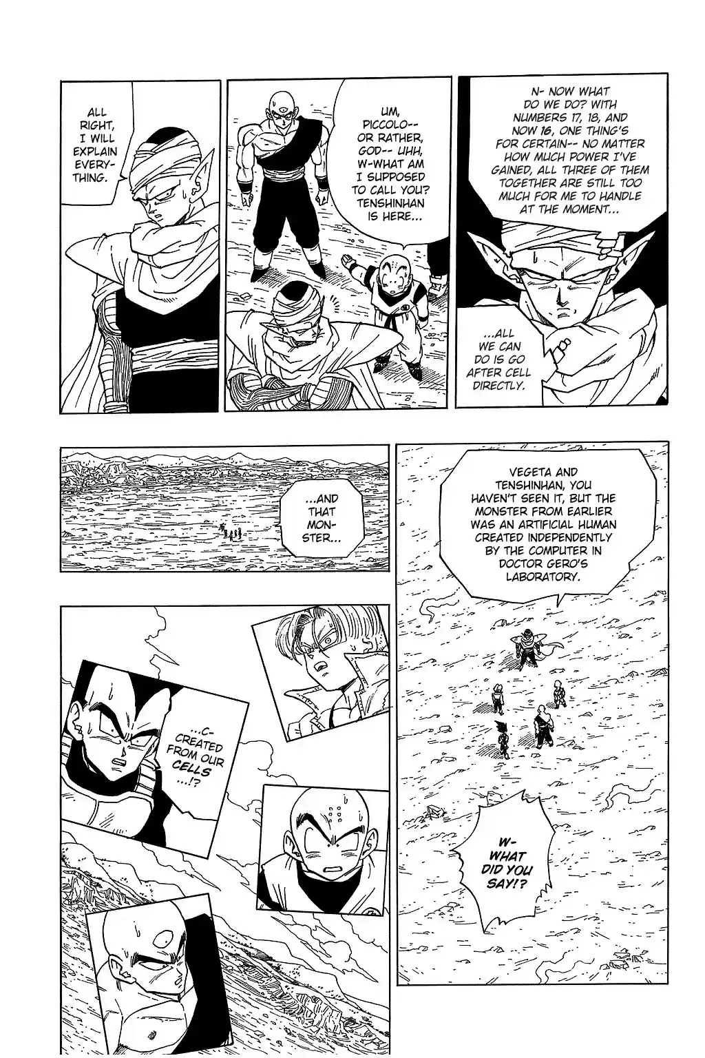 Dragon Ball Vol. 31 Ch. 364 Cell Laughs Last