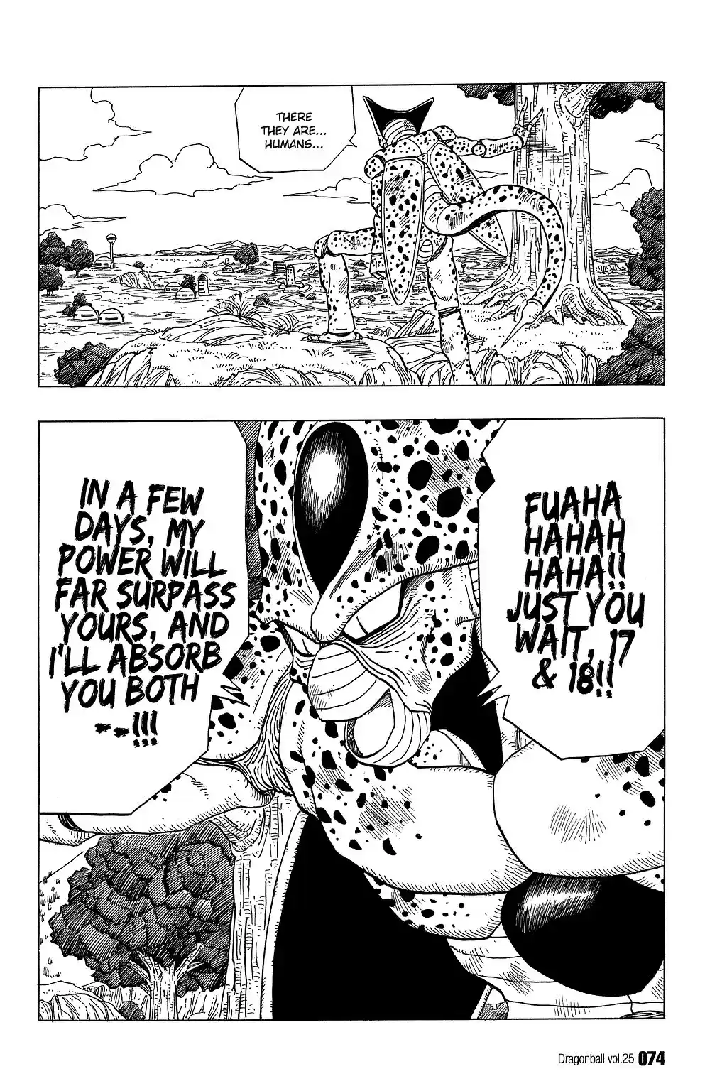 Dragon Ball Vol. 31 Ch. 364 Cell Laughs Last