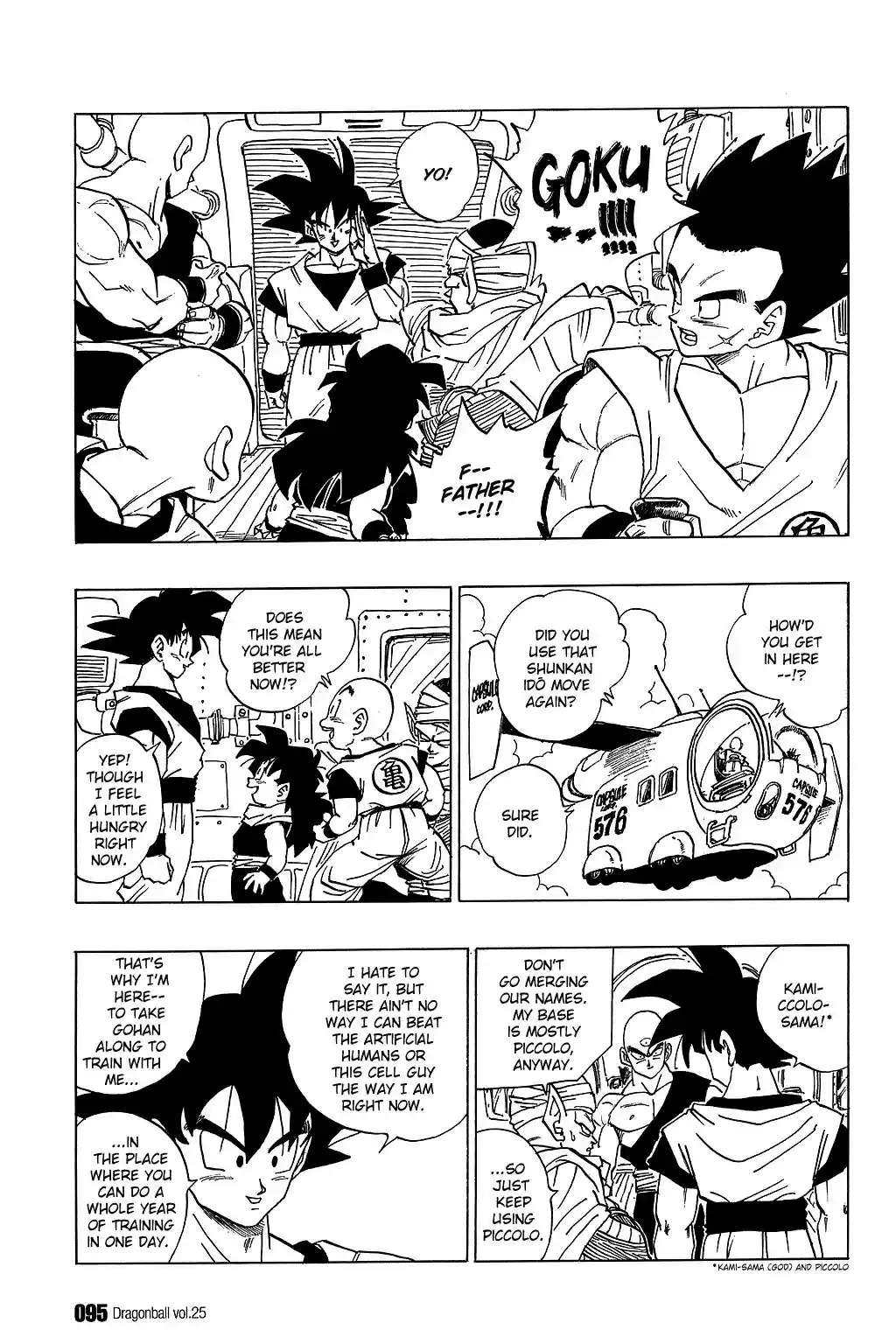 Dragon Ball Vol. 31 Ch. 366 The Super Saiyans' Training