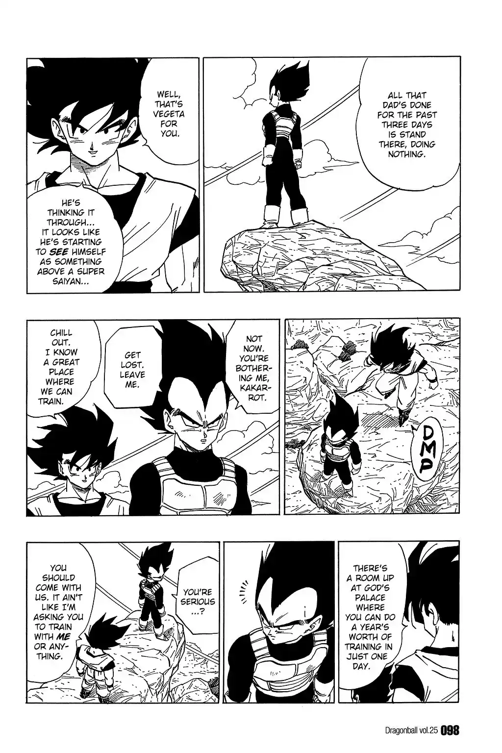 Dragon Ball Vol. 31 Ch. 366 The Super Saiyans' Training
