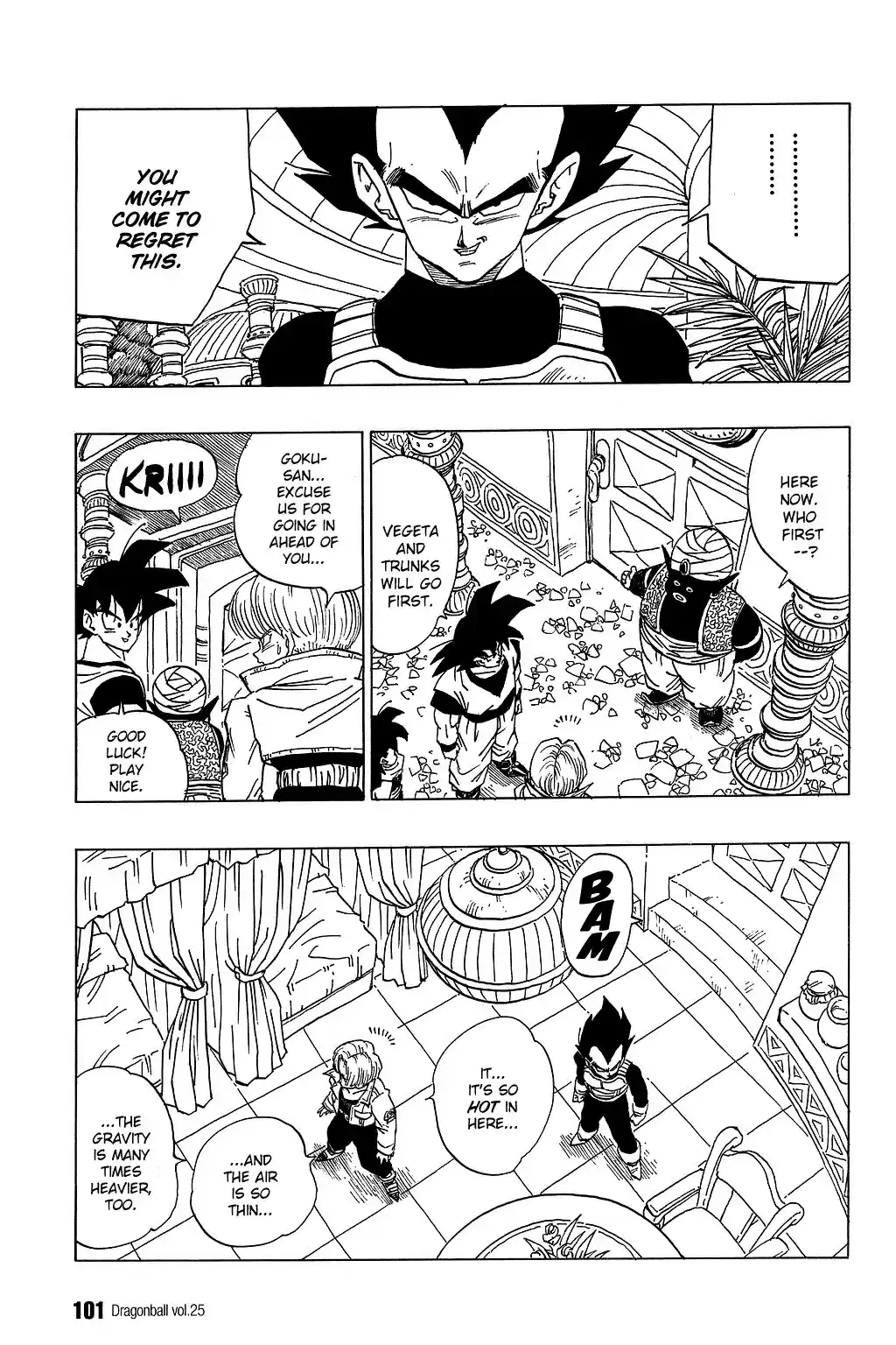 Dragon Ball Vol. 31 Ch. 366 The Super Saiyans' Training