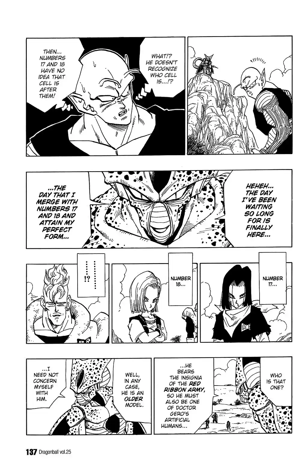 Dragon Ball Vol. 31 Ch. 369 Cell vs. the Androids