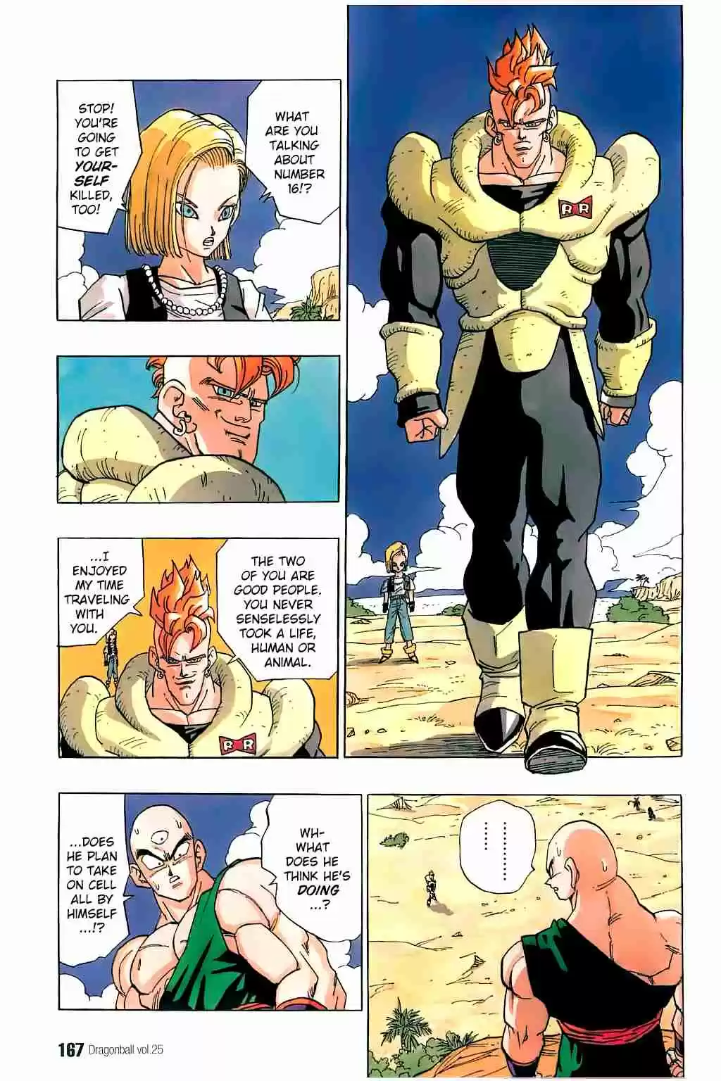 Dragon Ball Vol. 31 Ch. 371 Cell vs. #16