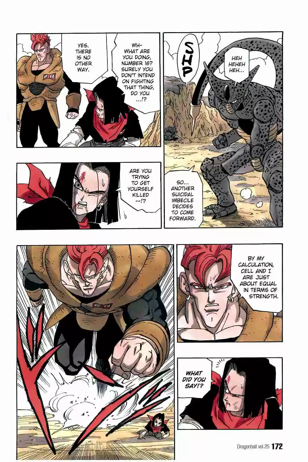 Dragon Ball Vol. 31 Ch. 371 Cell vs. #16