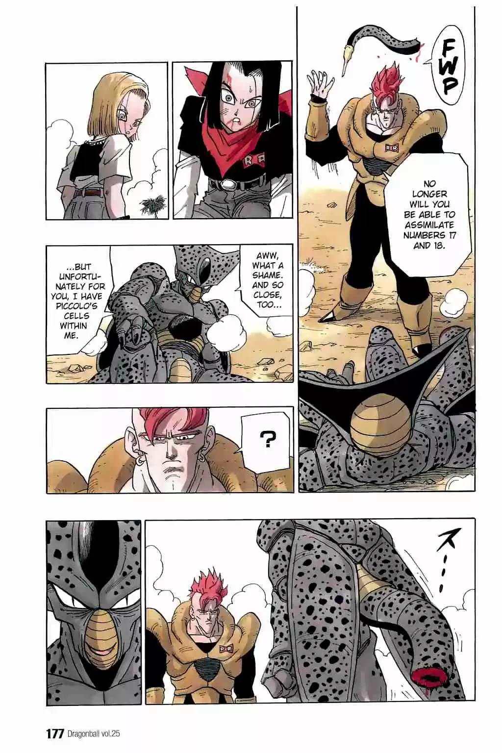 Dragon Ball Vol. 31 Ch. 371 Cell vs. #16