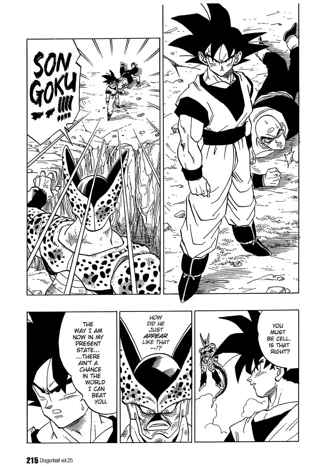 Dragon Ball Vol. 32 Ch. 374 Goku Meets Cell
