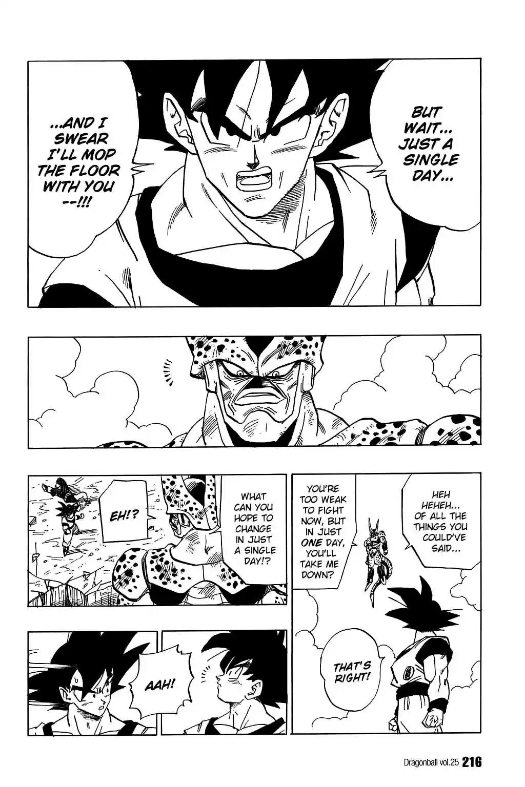 Dragon Ball Vol. 32 Ch. 374 Goku Meets Cell