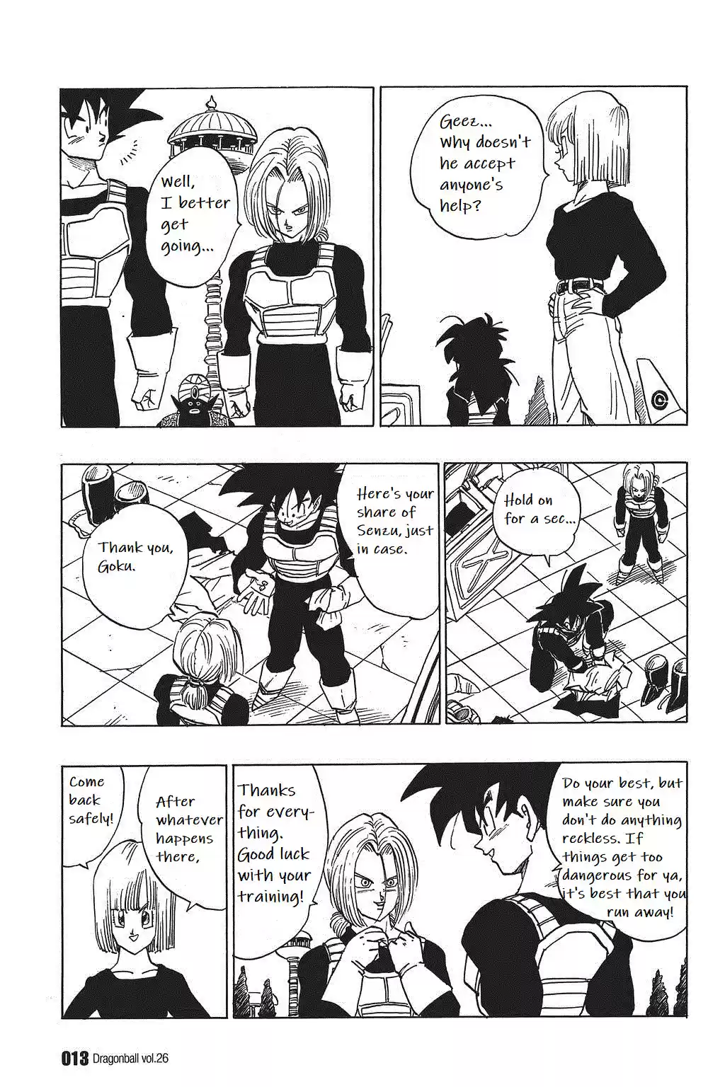 Dragon Ball Vol. 32 Ch. 375 Vegeta and Trunks Emerge