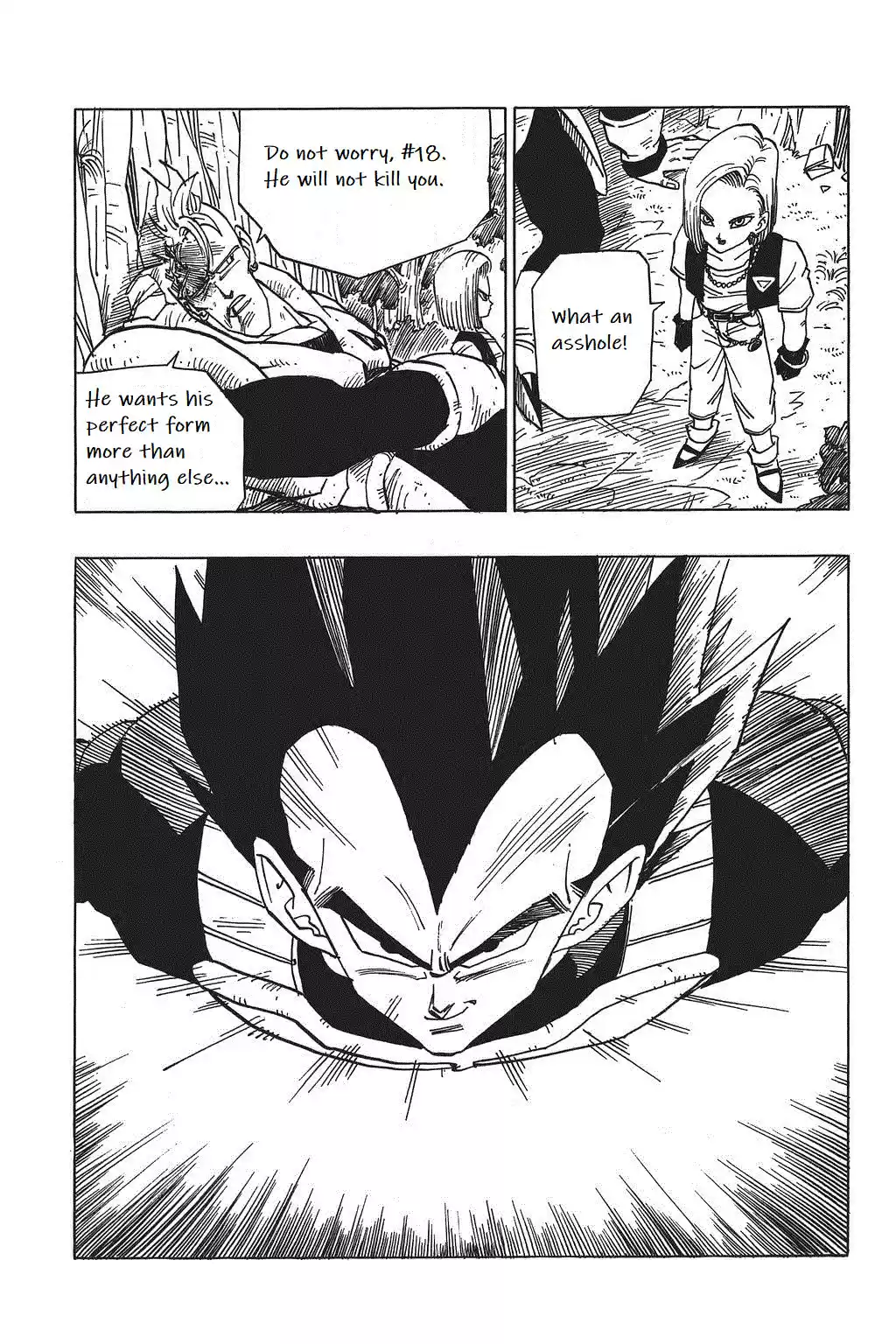Dragon Ball Vol. 32 Ch. 375 Vegeta and Trunks Emerge