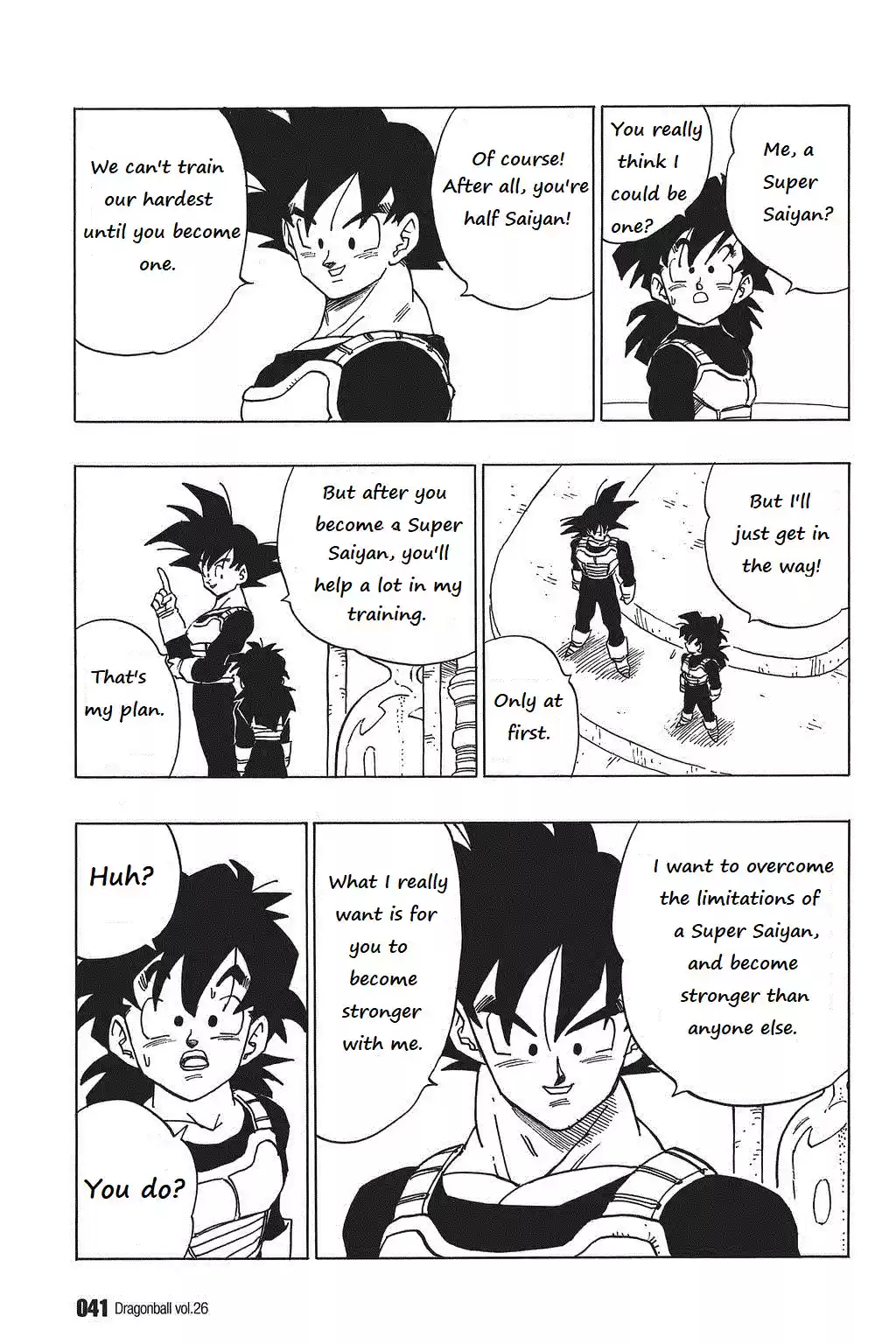 Dragon Ball Vol. 32 Ch. 377 Son Goku and Son Gohan