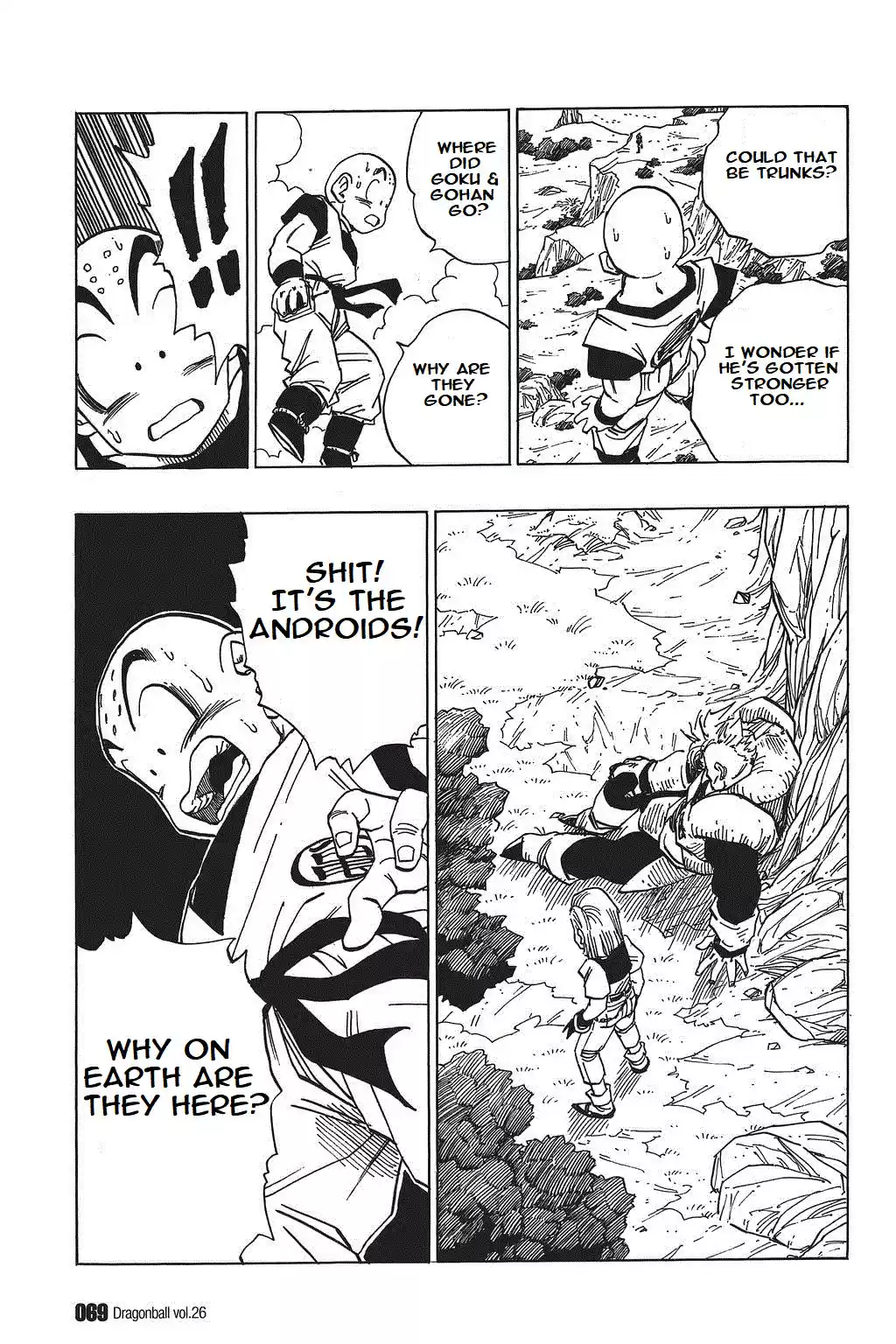 Dragon Ball Vol. 32 Ch. 379 Interrupted!? Cell's Perfect Form