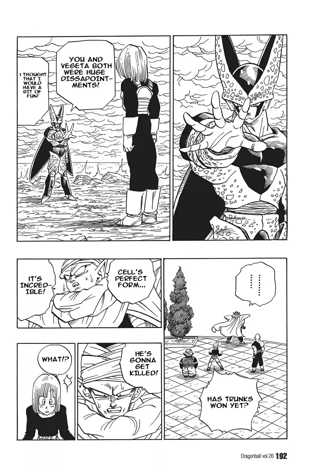 Dragon Ball Vol. 33 Ch. 388 Cell's Idea