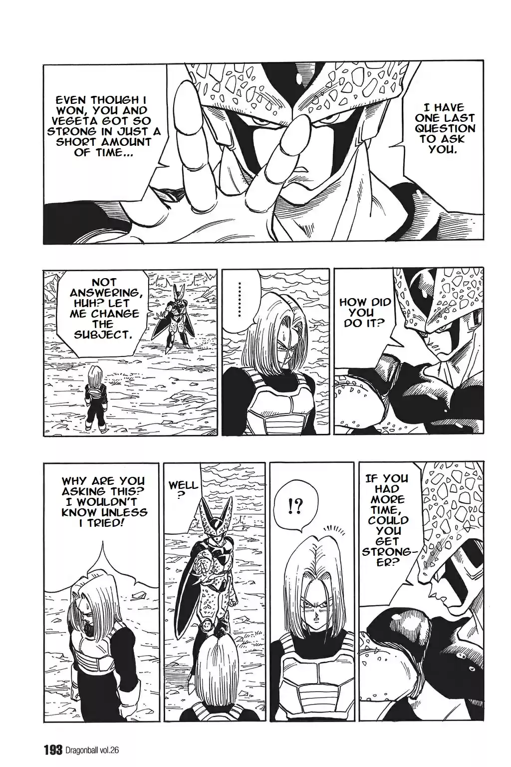 Dragon Ball Vol. 33 Ch. 388 Cell's Idea
