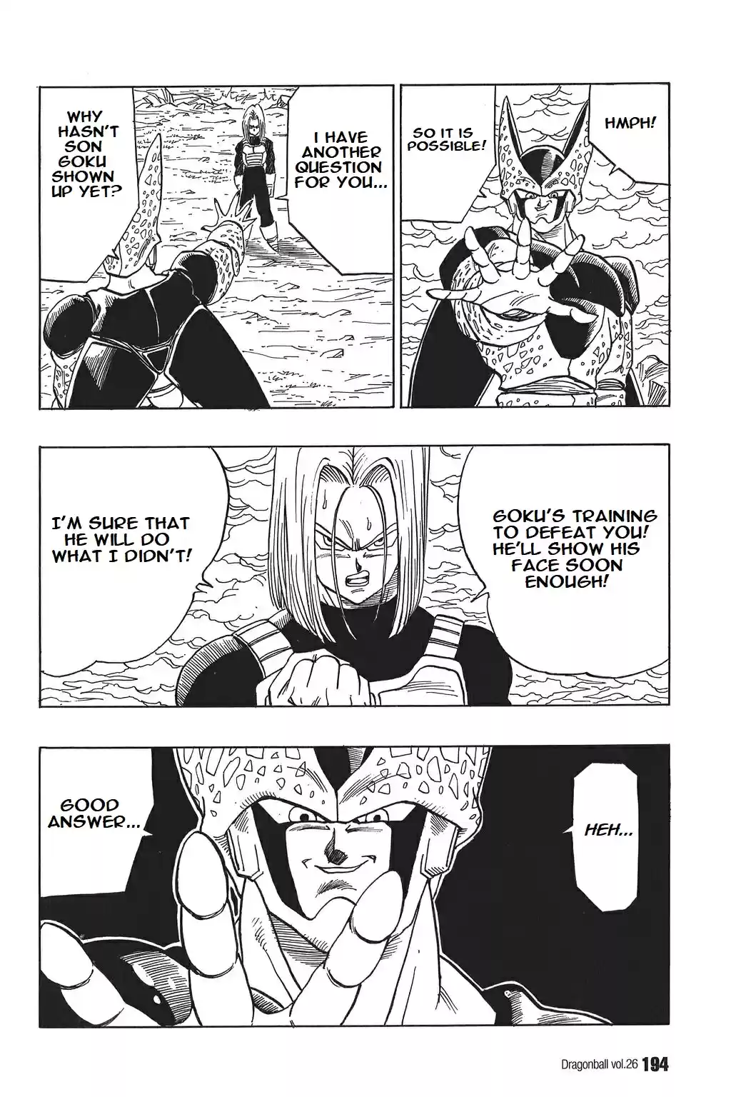 Dragon Ball Vol. 33 Ch. 388 Cell's Idea