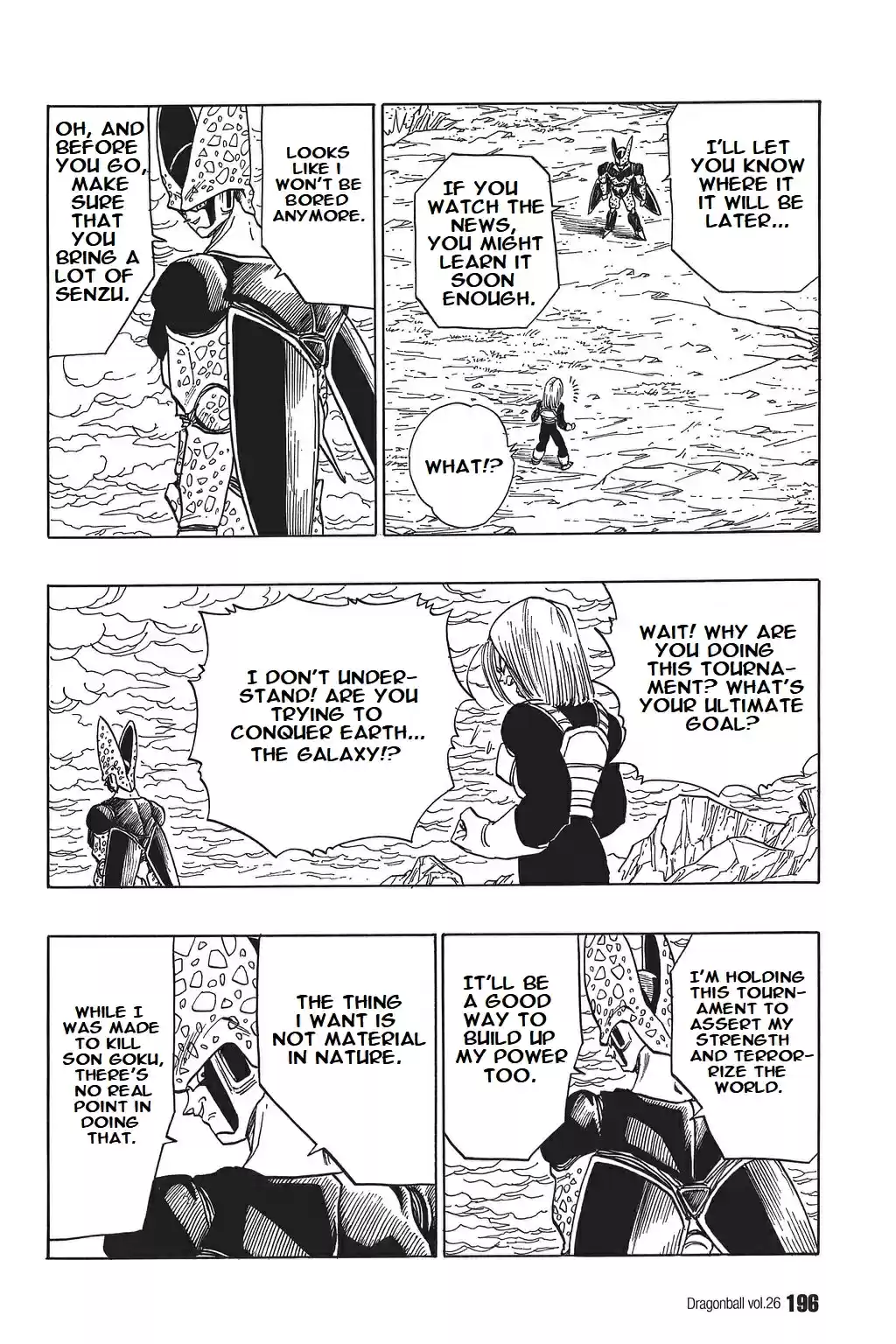 Dragon Ball Vol. 33 Ch. 388 Cell's Idea