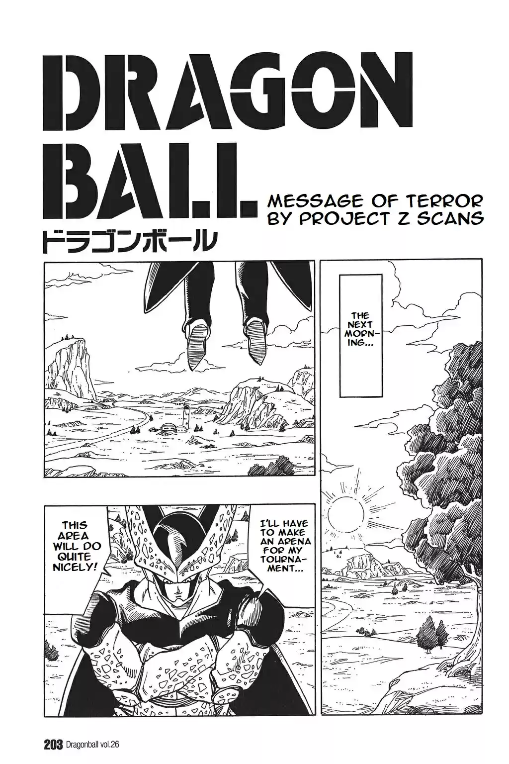 Dragon Ball Vol. 33 Ch. 389 Message of Terror