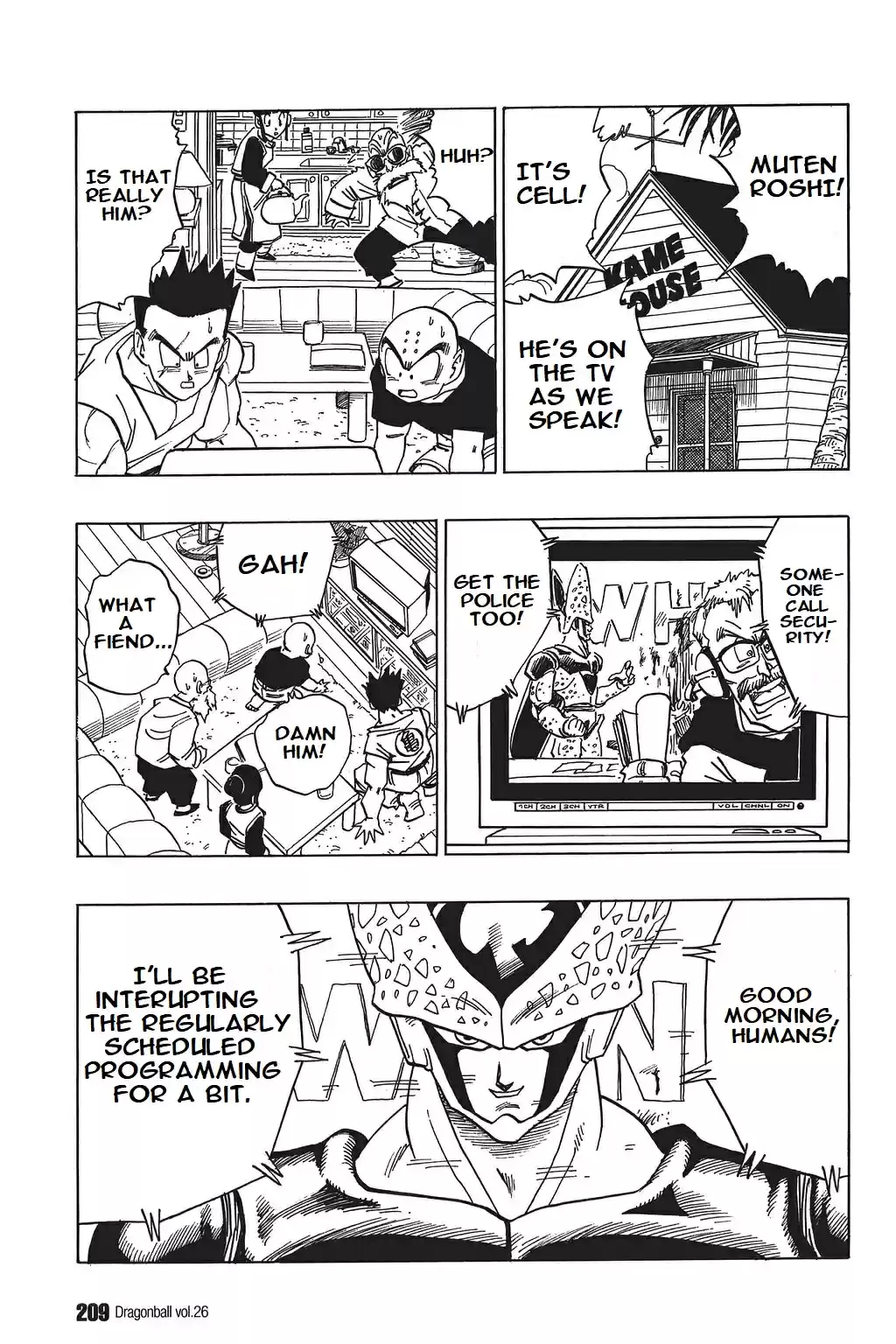 Dragon Ball Vol. 33 Ch. 389 Message of Terror