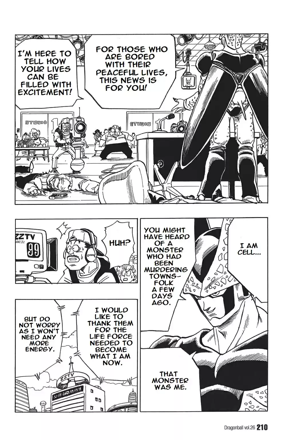 Dragon Ball Vol. 33 Ch. 389 Message of Terror