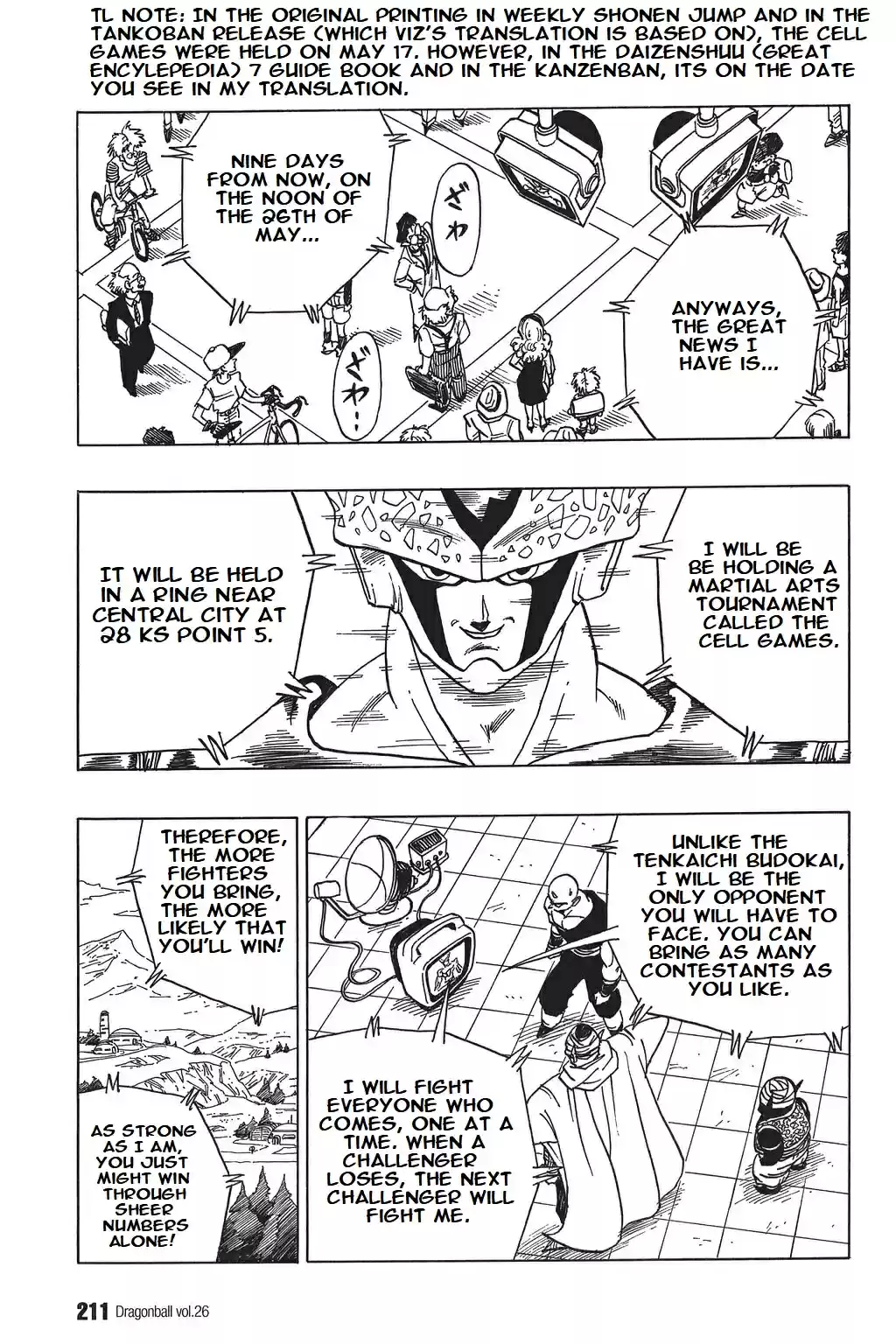 Dragon Ball Vol. 33 Ch. 389 Message of Terror