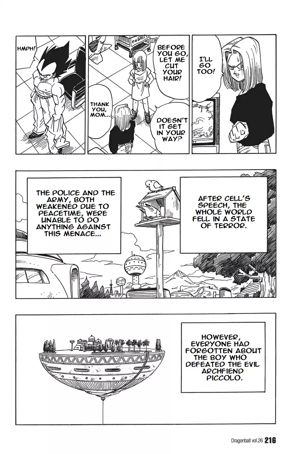 Dragon Ball Vol. 33 Ch. 389 Message of Terror