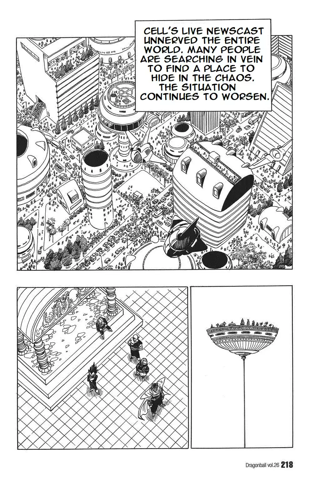 Dragon Ball Vol. 33 Ch. 390 Goku and Gohan Emerge