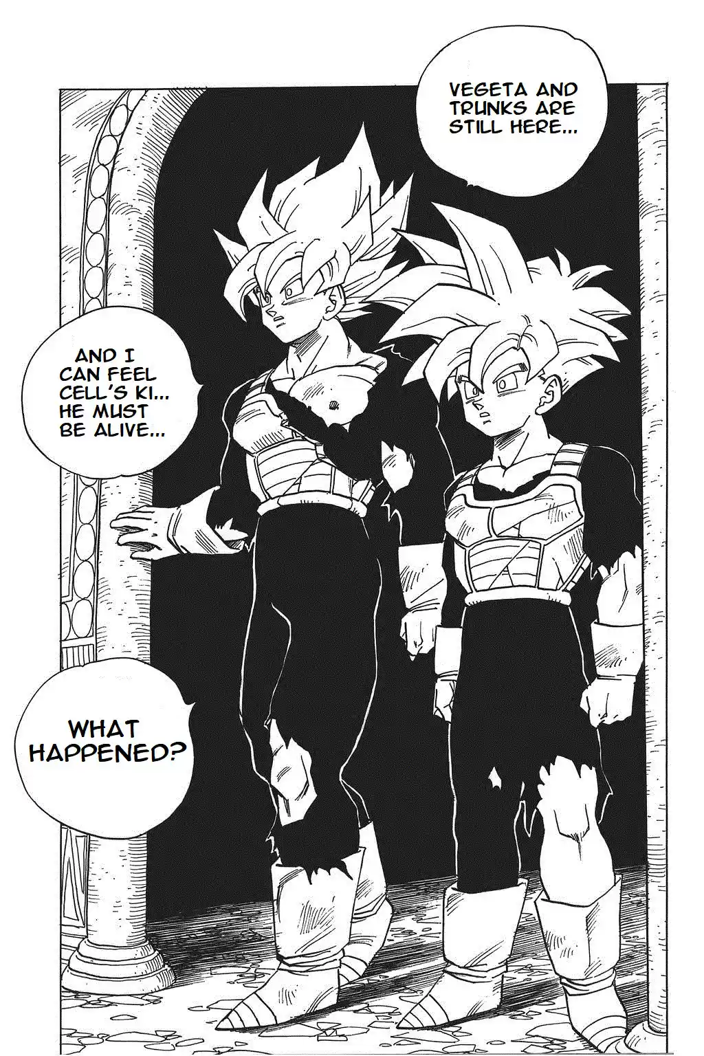Dragon Ball Vol. 33 Ch. 390 Goku and Gohan Emerge