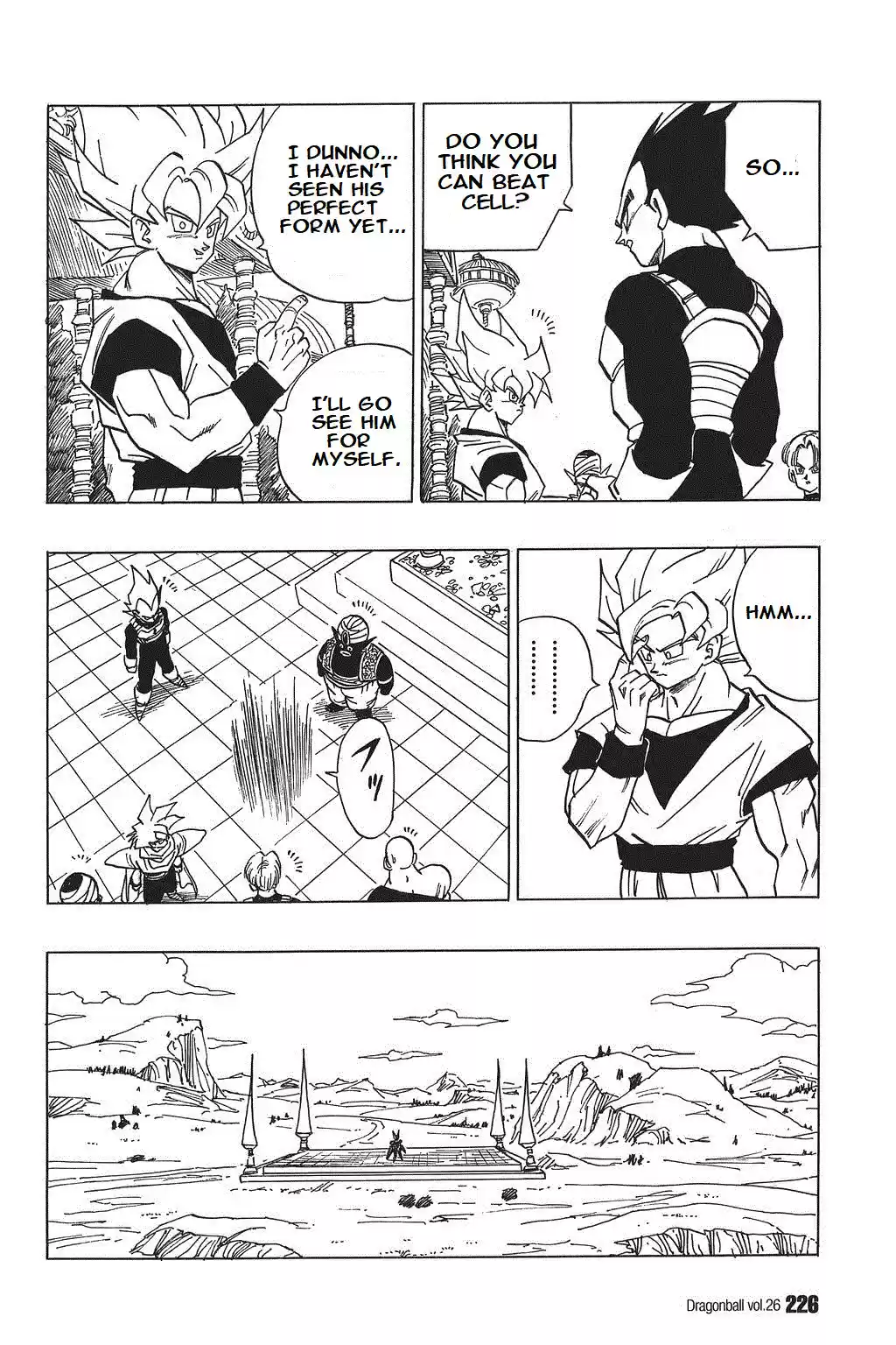 Dragon Ball Vol. 33 Ch. 390 Goku and Gohan Emerge
