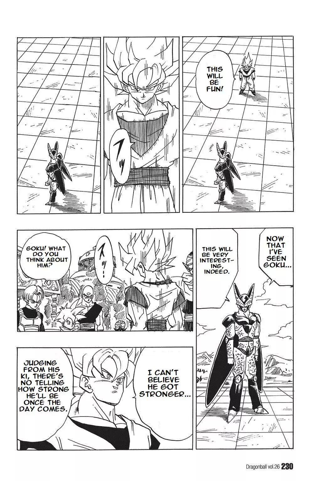 Dragon Ball Vol. 33 Ch. 390 Goku and Gohan Emerge