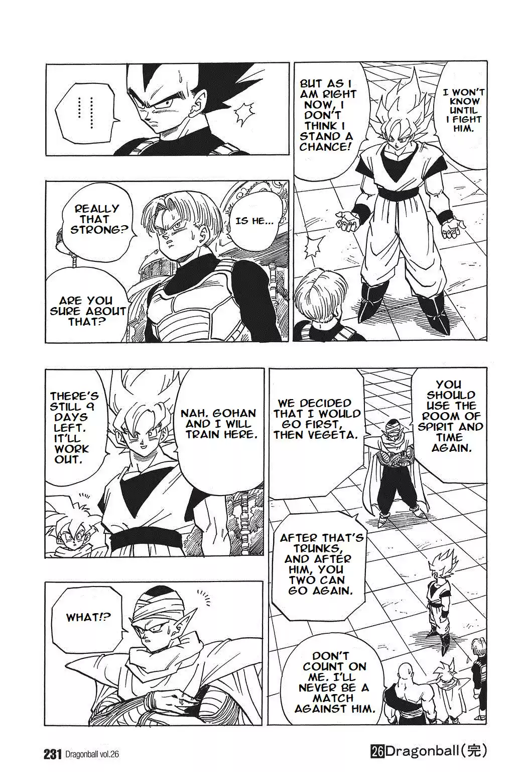 Dragon Ball Vol. 33 Ch. 390 Goku and Gohan Emerge