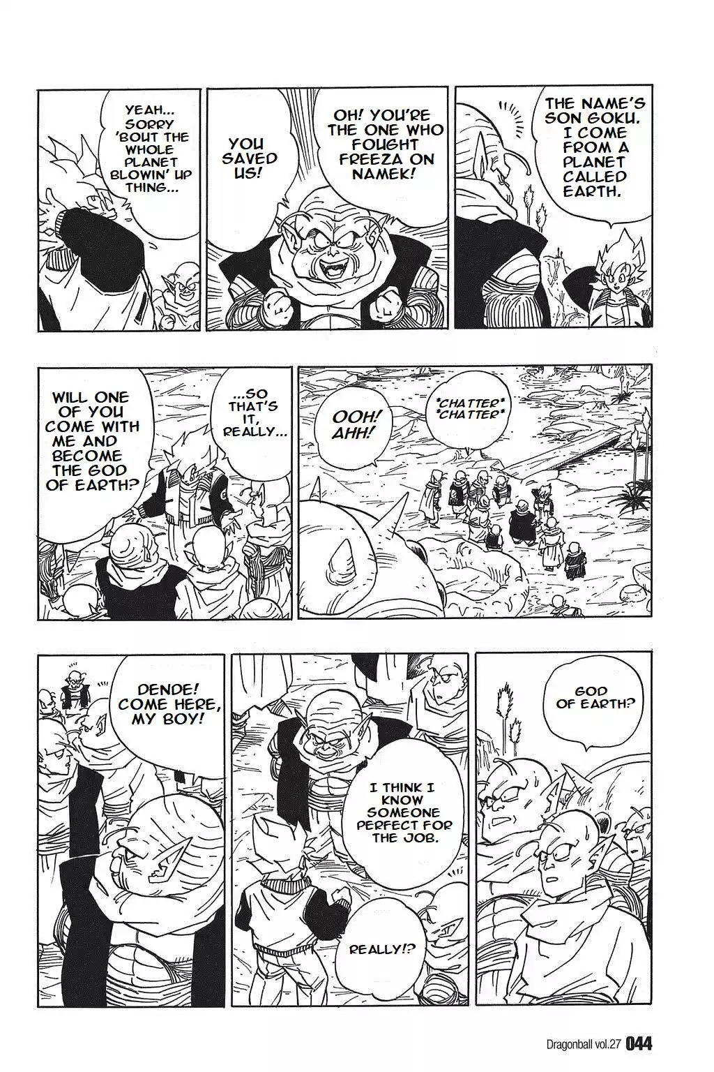 Dragon Ball Vol. 33 Ch. 393 A New God