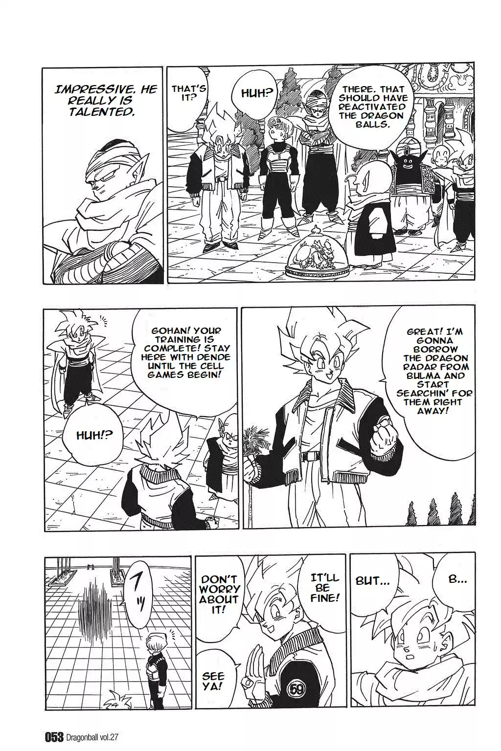 Dragon Ball Vol. 33 Ch. 394 The Cell Games Begin!