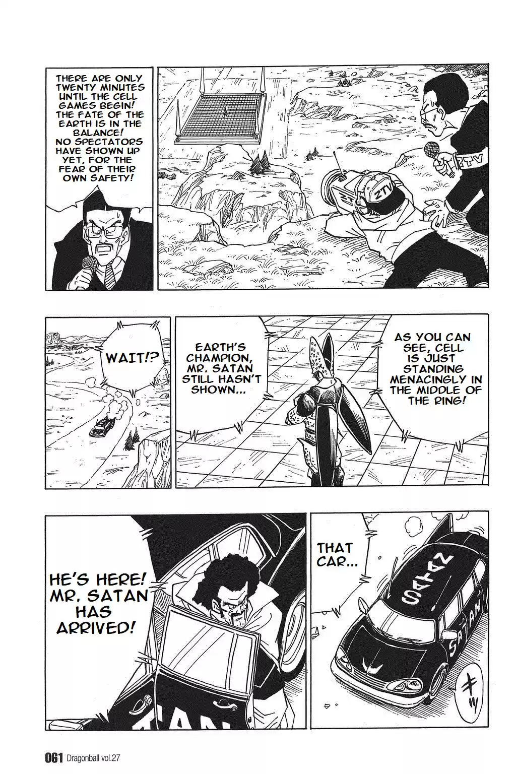Dragon Ball Vol. 33 Ch. 394 The Cell Games Begin!