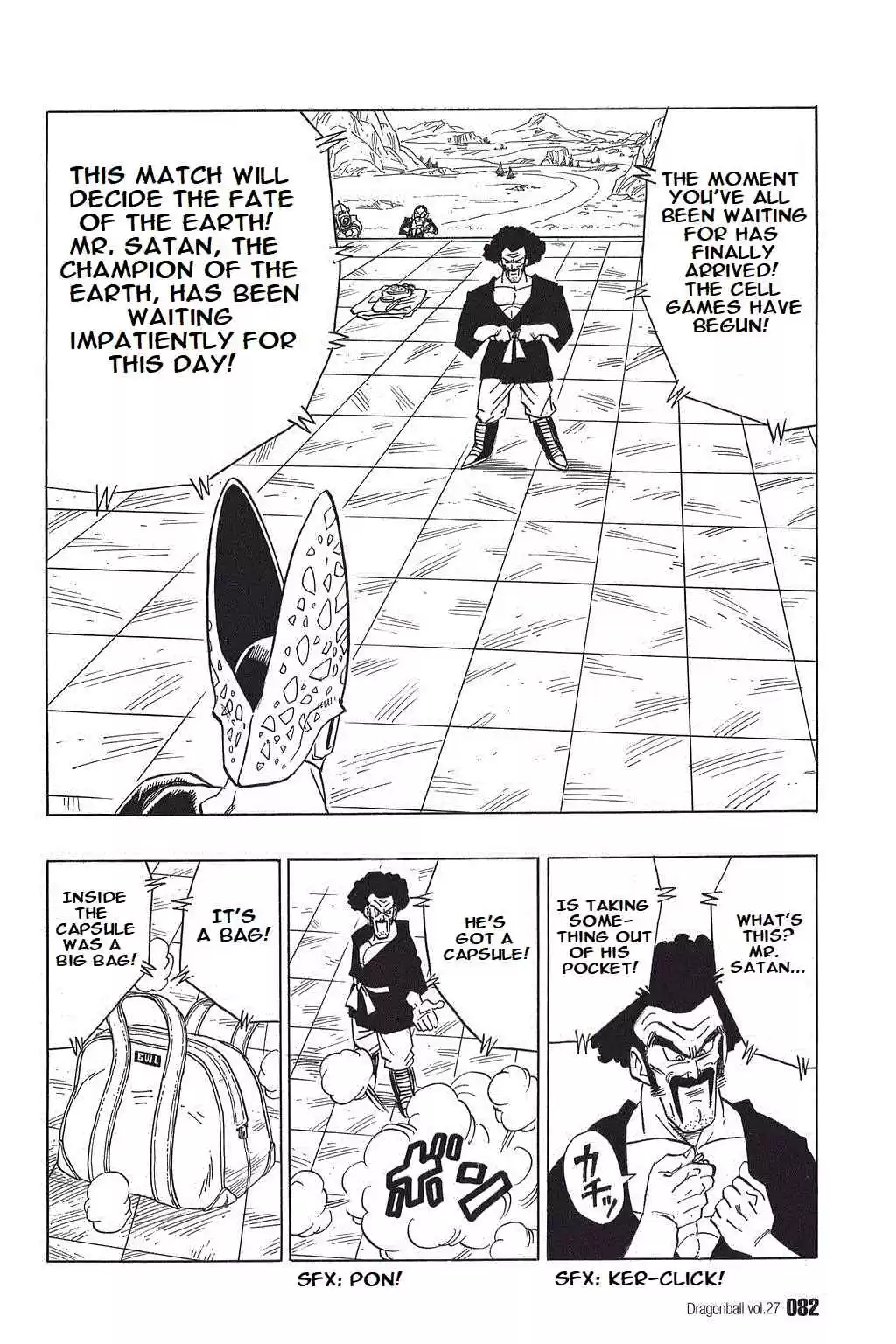 Dragon Ball Vol. 33 Ch. 396 The Cell Games' Dead Weight!?