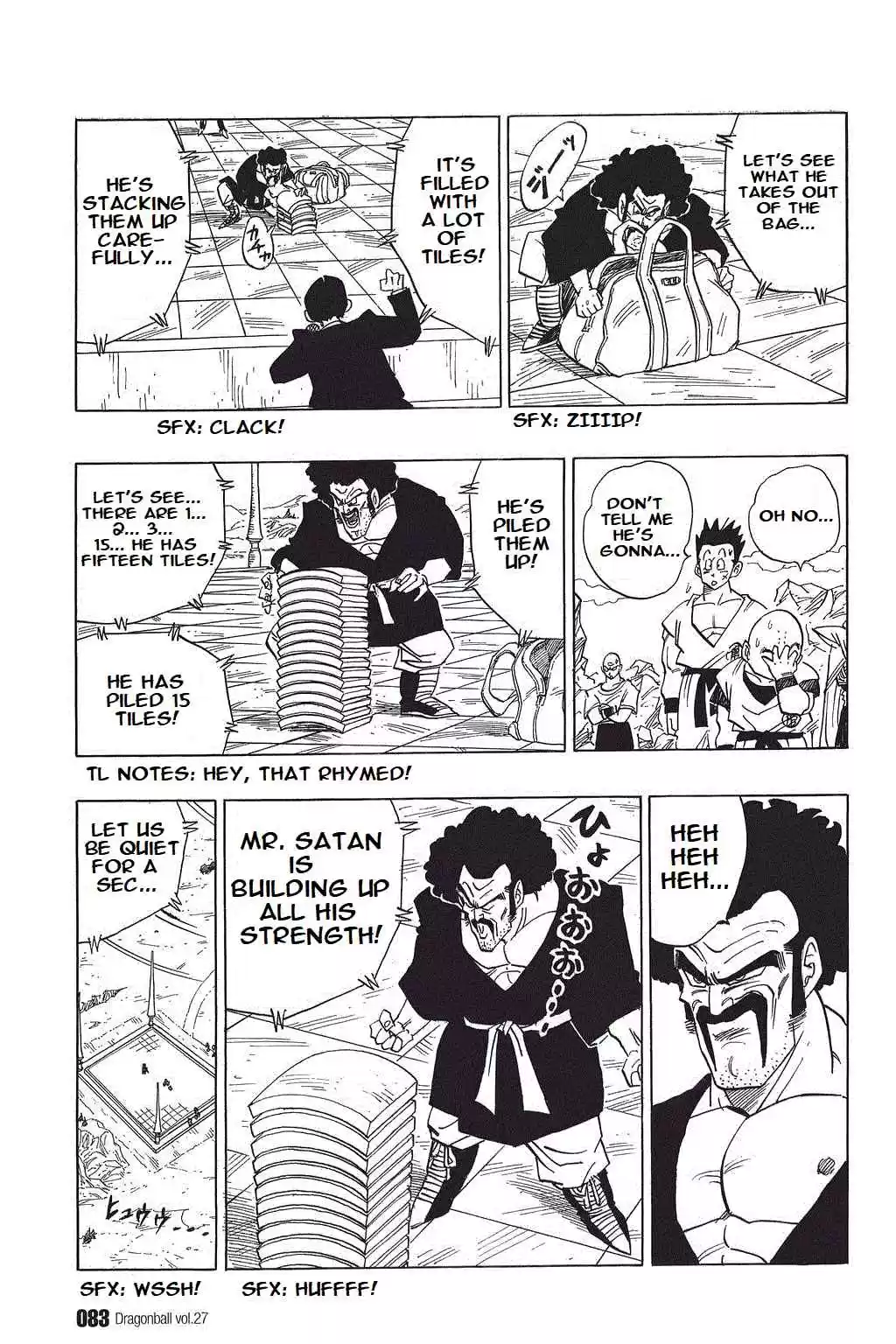 Dragon Ball Vol. 33 Ch. 396 The Cell Games' Dead Weight!?